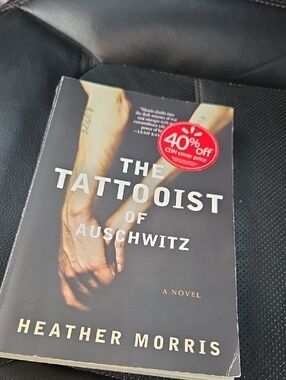 Harper Black and Red The Tattooist of Auschwitz Book Cover